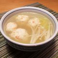 とりさん♡'s cooksnap of when they made 鶏つみれの中華スープ.