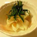 め～ぷる☆'s cooksnap of when they made 洋風☆簡単☆柑橘香るカブの即席漬け.