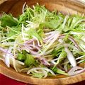 マリっさ's cooksnap of when they made もやしと水菜のサラダ.