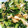 犬好き、ななんです。's cooksnap of when they made ご飯がすすむ大根葉しらすふりかけ.