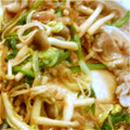 くみ7's cooksnap of when they made 青梗菜とキノコ、豚肉中華風炒め.