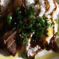 アンパン母さん's cooksnap of when they made メニューのない店の看板メニューベーコン丼.