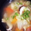 のりぴっぴ。's cooksnap of when they made 我が家の人気(o^^o)スイトン汁.
