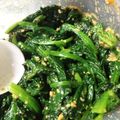 umamyan's cooksnap of when they made 俺流！ほうれん草のピーナッツ味噌和え.