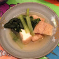 eri5455's cooksnap of when they made 小松菜と厚揚げの煮浸し.