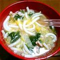 サンジママちょ's cooksnap of when they made 白菜と豚肉✿温まるうどん.