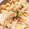 MOKAsキッチン's cooksnap of when they made レンジde簡単♡やみつき卵チャーハン.