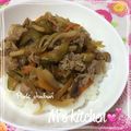 いっくんママン☆'s cooksnap of when they made 我が家の♡野菜が主役？豚丼.