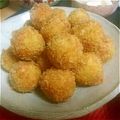 豆乳pudding's cooksnap of when they made サーモンのバジルコロッケ♪.