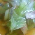 白金魂's cooksnap of when they made キャベツとベーコンのコンソメスープ☆.