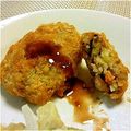 ちんぐりあん's cooksnap of when they made ひじきの煮物リメイク！コロッケ.