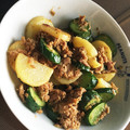 AHYRmama24's cooksnap of when they made じゃがいもときゅうりの炒め物.