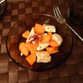 ktkt1009's cooksnap of when they made 柿とチーズとくるみのサラダ.