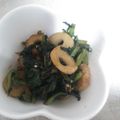 カメカメ～♪'s cooksnap of when they made 苦味が最高♪大根の葉とちくわのきんぴら.