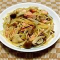 まあまま☆0403's cooksnap of when they made 秋鮭としめじのパスタ.