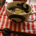 まみお✳'s cooksnap of when they made とろろ昆布と高菜漬けの即席汁✿.