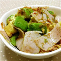 くまぷ～★'s cooksnap of when they made 生姜☆アボカドとハムのおかか和え.