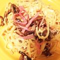 minachocho's cooksnap of when they made 牛乳でつくる☆カルボナーラ.