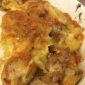 happyelle's cooksnap of when they made サツマイモと豚肉のチーズ焼き.