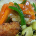 めかにか's cooksnap of when they made 揚げカレイのあんかけ.