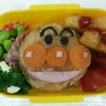 たりんく's cooksnap of when they made 簡単キャラ弁♡アンパンマン.