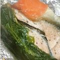 rakokinoko's cooksnap of when they made 簡単鮭のホイル焼き.