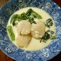 ねとさん's cooksnap of when they made ホタテのポアレ〜ほうれん草クリーム添え〜.