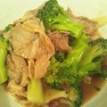 ayatake23's cooksnap of when they made ブロッコリーと豚肉のオイスターソース炒め.