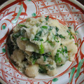 ＪＵＮＷ's cooksnap of when they made せりと小柱の白い卯の花.