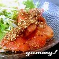 inyako's cooksnap of when they made トマト嫌いさんに捧ぐ！ごまドレッシング.