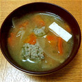 ぐ～の's cooksnap of when they made 旬の魚♪さんま・あじ・いわしのつみれ汁♪.