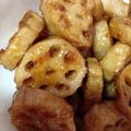 happykote's cooksnap of when they made ☆レンコンだけの甘辛☆.