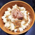 はなファブリック's cooksnap of when they made とうふ～長芋と納豆乗せ☆.