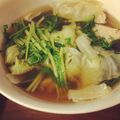 youcay's cooksnap of when they made レタスとみず菜の餃子スープ♪.
