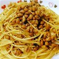 Ao＊hal's cooksnap of when they made 大人の冷たい納豆スパゲッティ♪.