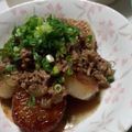 slugger66's cooksnap of when they made 大根すてーき♡そぼろあんかけ.