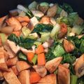 sararaママ's cooksnap of when they made チンゲン菜と大根と鶏肉の煮物.
