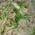 もっちりもっちり's cooksnap of when they made 水菜と豚肉の味噌マヨネーズ炒め　味噌マヨ.