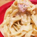 mamenomi's cooksnap of when they made 濃厚!!ｳﾏｳﾏ♪うちのカﾙﾎﾞﾅｰﾗ.