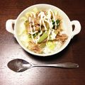 レオレオくん's cooksnap of when they made 簡単！豚こま肉で満腹！ネギマヨ丼.