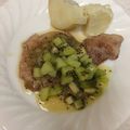 ゾロの父's cooksnap of when they made ポークソテー　キウイソース.
