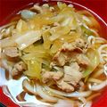nanaきち's cooksnap of when they made 豚肉♪ねぎネギあったかうどん～★.