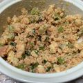 seiko0708's cooksnap of when they made 糖質オフ！おからと卵のたらも風サラダ☆.