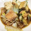 ゆずぴか's cooksnap of when they made 絶賛簡単豚肉豆腐&きのこすき焼き風鍋.