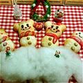 くるみみくる's cooksnap of when they made ☆ゆっきー☆雪だるまパン.