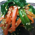 yuitta's cooksnap of when they made ほうれん草・春菊・人参のゴマ和え♪.