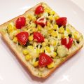 なつき☆ミ's cooksnap of when they made コーンとトマトのトースト.