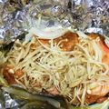 shigerujp's cooksnap of when they made 魚屋の秋鮭ときのこの味噌バターホイル焼き.