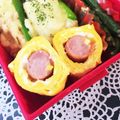 うさぎ姫っこ's cooksnap of when they made お弁当★くるくるウィンナーの卵焼き★.