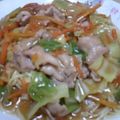 suemikan's cooksnap of when they made 簡単あんかけ焼きそば.